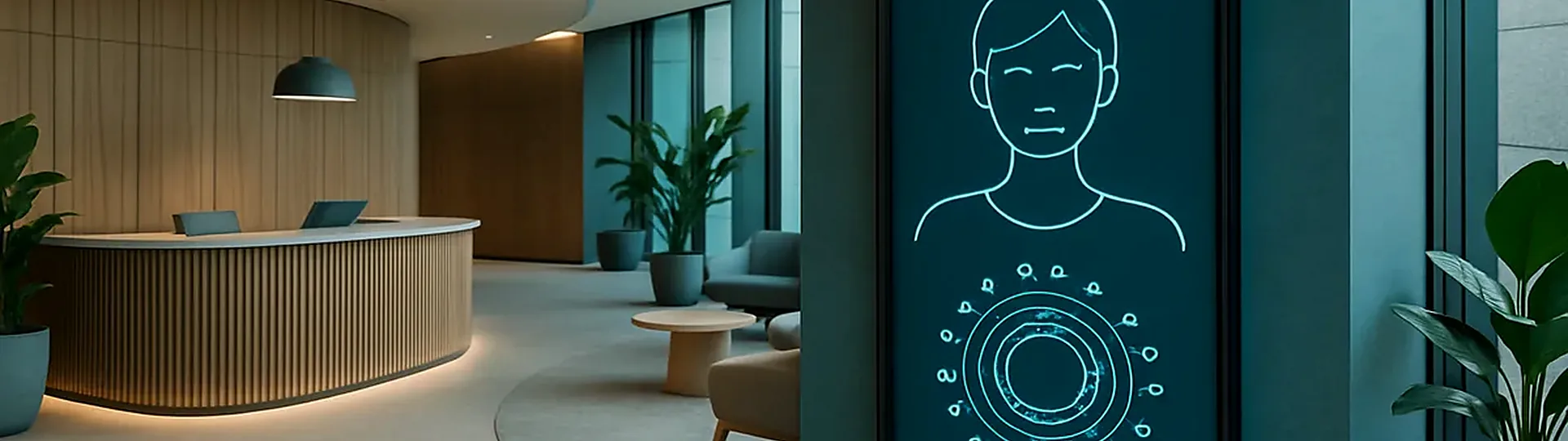 Infographic showing ten hospitality industry trends for 2026 with icons representing AI, sustainability, construction, and digital transformation